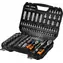 NEO TOOLS 10-211 / Sada nářadí a nástrčných hlavic / 110 ks / ráčny 1/4" a 1/2" / CrV ocel