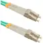 Qoltec 54344 Patchcord LC-UPC to LC-UPC / Duplex / Multimode / OM4 / 2 m