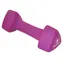 LIFEFIT Neoprenová činka Triangle 3 kg, bordó / Ocelové jádro / Protiskluzový povrch