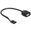 DeLock USB 2.0 (F) - USB 2.0 pin header 83291 / Redukce / 0,2 m