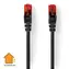Nedis CAT6 20 m černá / Síťový kabel / U/UTP / Venkovní / RJ45 / PVC