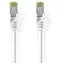 Nedis CAT8.1 S/FTP bílá / Síťový kabel / RJ45 - RJ45 / 1 m / LSZH