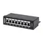 Intellinet Patch panel Cat6a FTP stolní černá / 8 portů / stíněný / pozlacené kontakty