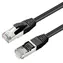 MicroConnect CAT6 S/FTP 20m černá / Síťový kabel / LSZH / RJ-45