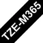 Brother TZe-M365 / Laminovaná páska / bílý tisk na černém podkladu / 36 mm / 8 m
