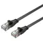 Unitek Cat 6 UTP plochý ethernet kabel černá / Ethernetový kabel / 3 m / Cat6 / RJ-45