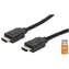 Manhattan Premium HDMI kabel černá / HDMI kabel / HDMI (M) - HDMI (M) / 1 m / 4K 60Hz / 18 Gbit/s / Ethernet / ARC