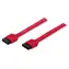 Manhattan SATA kabel samec - samec 0,5m červený / SATA kabel / SATA III / 6 Gbit/s