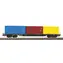 PIKO Kontejnerový vagón Sgnss ČD 24634 / H0 (1:87) / Epocha VI / Délka 183 mm / 3 kontejnery / 14+