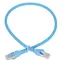 Extralink CAT6A S/FTP 0,5m modrá / Patch kabel / RJ45-RJ45 / 10Gbit/s