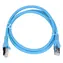 Extralink modrý patch kabel / Patch kabel / Cat6A S/FTP / RJ45-RJ45 / 1 m / 10 Gbit/s
