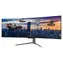 49" LC-Power LC-M49-DQHD-120-C-Q černá / Monitor / zakřivený / VA / DQHD / 120 Hz / 6 ms / 3000:1 / 2x HDMI + 2x DP