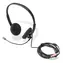 Digitus Office Headset černá / Sluchátka s mikrofonem / Přes hlavu / 3,5mm jack / potlačení hluku