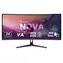 34" Arozzi Nova 34T2K165 fialová / Monitor / VA / UWQHD 3440x1440 / 21:9 / 165Hz / 1ms / 2x HDMI + 2x DP / VESA