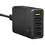 Green Cell Nabíječka 5x USB QC 3.0 černá / Nabíječka / 52W / 5x USB / QC 3.0