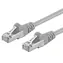 PremiumCord SFTP CAT6A 1m šedá / Patch kabel / RJ45-RJ45 / LSOH / AWG 26/7