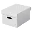 ESSELTE Úložný box Home L bílá / Sada 3 ks / lepenka / 355 × 305 × 510 mm
