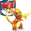 MATTEL GKY96 Stavebnice Pokémon Charmander / 180 dílků / od 7 let