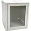 Conexpro Rozvaděč 12U/600mm / Nástěnný rozvaděč / 19" / Flat pack / jednodílné skleněné dveře
