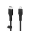 Belkin Flex CAA009bt2MBK černá / Kabel USB-C na Lightning / 2 m / MFi / 15W