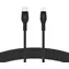 Belkin Flex CAA011bt2MBK černá / Kabel USB-C na Lightning / 2 m / 15W / MFi certifikace
