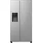 Hisense RS5P535NTCE nerez / Chladnička Side-by-Side / Objem 566 l / Výrobník ledu / Energetická třída E