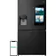 Hisense RQ760N4IFE černá / Chladnička / French Door / Total No Frost / 577 l / Energetická třída E