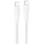 Belkin CAB025hq3MWH bílá / Kabel USB-C - USB-C / 240W / 3m / opletený