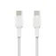 Belkin CAB004bt2MWH2PK bílá / Datový kabel / USB-C - USB-C / opletený / 2 m
