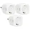 Alecto SMART-PLUG10 bílá 3-pack / Chytrá zásuvka / Wi-Fi / monitor spotřeby / 16A / 3680W