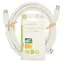 Nedis Koaxiální kabel IEC(M)-IEC(F) 2m bílá / Koaxiální kabel / 75 Ohm / 120 dB