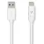 Nedis USB-A - USB-C 3.2 Gen1 2m bílá / Kabel / 60 W / 5 Gbps