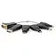 Nedis adaptérový kroužek HDMI černá / Adaptér / DisplayPort, DVI-D, mini HDMI, USB-C / 4K 60Hz