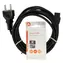 Nedis Napájecí kabel Schuko - IEC-320-C5 černá / Napájecí kabel / trojlístek / 10 A / 3 m