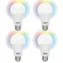 Alecto SMART-BULB10 / Chytrá LED žárovka / Wi-Fi / RGB / E27 / 4 ks