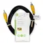 Nedis kompozitní video kabel černá / Video kabel / RCA - RCA / 480p / 2 m