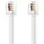 Nedis telefonní kabel bílá / Kabel / RJ11 - RJ11 / Plochý / 5 m