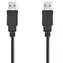 Nedis USB 2.0 kabel černá / Kabel USB / USB-A - USB-A / 480 Mbps / 2 m