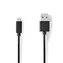 Nedis USB 2.0 kabel USB-A - Micro-B černá / Kabel USB / 0,5 m / 480 Mbps / 10 W