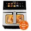 TESLA AirCook DualHeat QD73 XXL / Horkovzdušná fritéza / digitální ovládání / DualHeat technologie