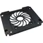 Inter-Tech 5,25” instalační rámeček pro 1x 3,5”/2,5” HDD/SSD / Rámeček / 12cm ventilátor / černá