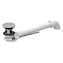 Geberit Úsporný sifon pro umyvadla s přepadem chrom / Sifon / výpusť s táhlem / G 1 1/4" / úzké provedení