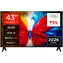 43" TCL 43S5L černá / Televize / QLED / Full HD / Wi-Fi / BT / DVB-T2&C&S2 / 20W repro