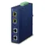 Planet IGT-900-2T2S / Průmyslový media konvertor / RJ45 / 2x SFP / DIN lišta / IP30