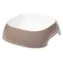 Ferplast GLAM střední světle šedá / Miska pro psy / 0,75 l / 17 x 17 x 6 cm