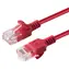 MicroConnect CAT6a U/UTP Slim 0.15m červená / Patch kabel / RJ-45