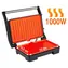 Eldom GK110 nerez, černá / Kontaktní gril / 1000 W / 225 x 140 mm