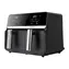 Eldom FR200 Fritela černá / Horkovzdušná fritéza / 9 l / 2200 W / 80-200°C / 8 programů