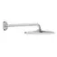 Grohe Rainshower Mono supersteel / Hlavová sprcha / průměr 31 cm / 1 proud PureRain / rameno 422 mm