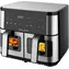 BLOW Horkovzdušná fritéza 9 l dvoukomorová / Horkovzdušná fritéza / 2500 W / 8 programů / LCD displej